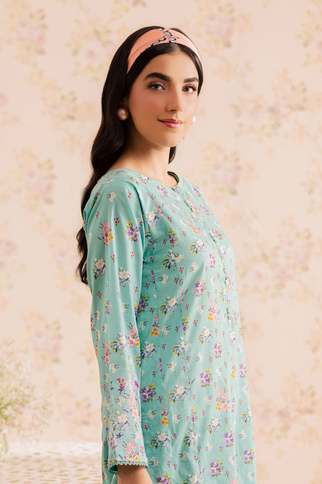 Jenn 2Pc - Printed Lawn Dress