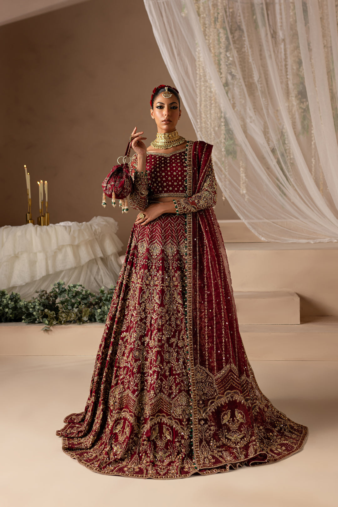 Barbeena 4PC - Bridal Dress - BATIK