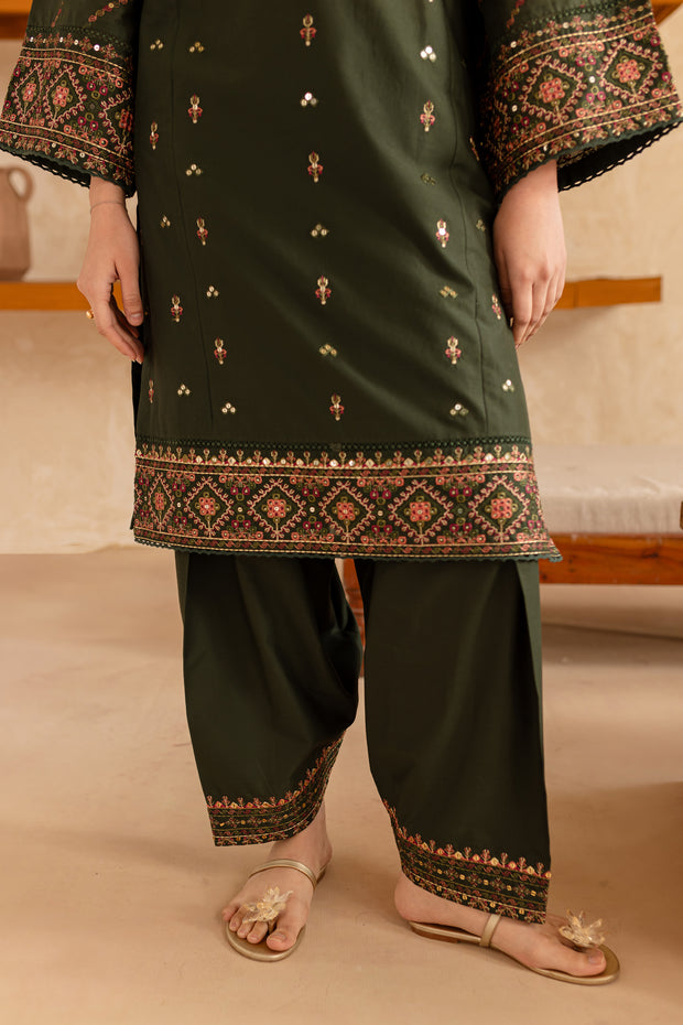 Eden 2Pc - Embroidered Lawn Dress