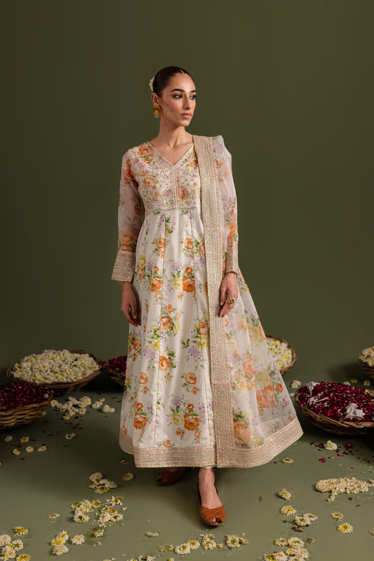 Pishwas 3Pc - Printed Lawn Dress - BATIK