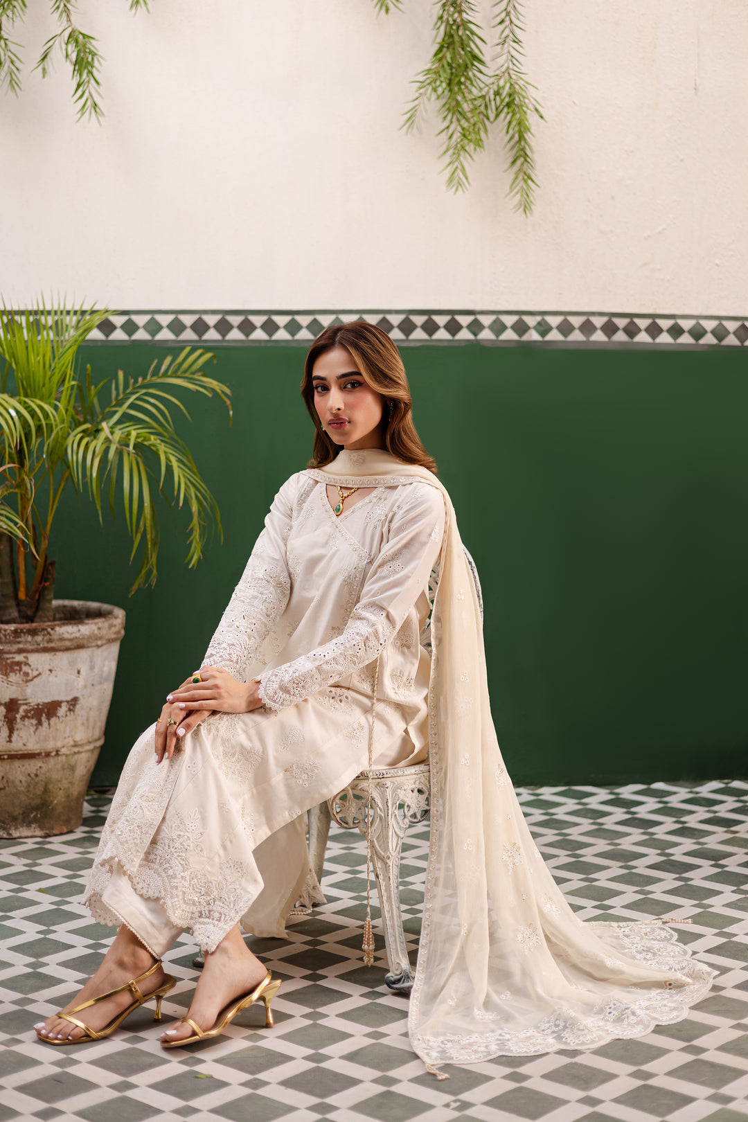Pearl whisper 3Pc - Festive Eid Pret