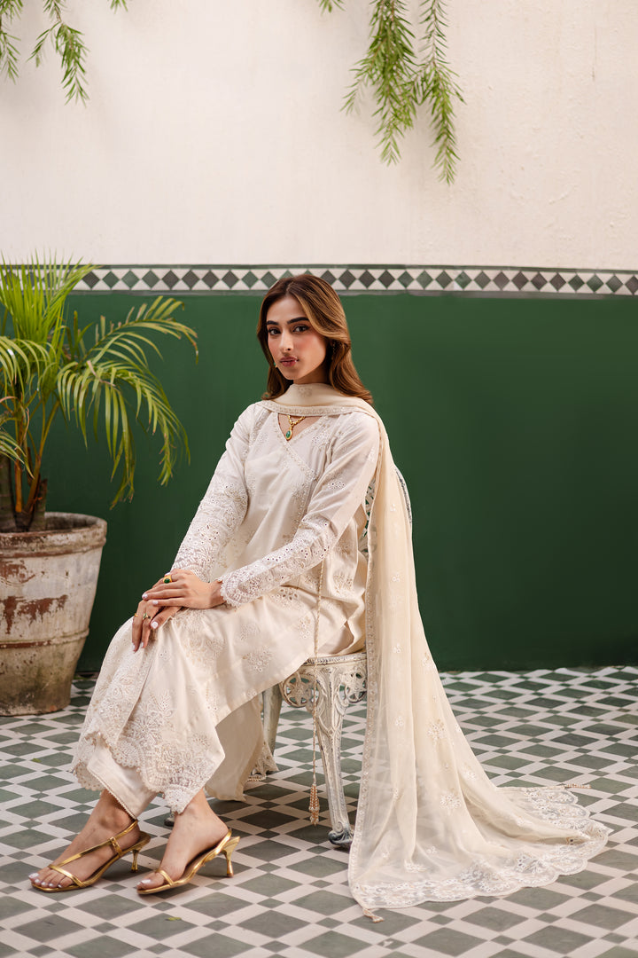 Pearl whisper 3Pc - Festive Eid Pret