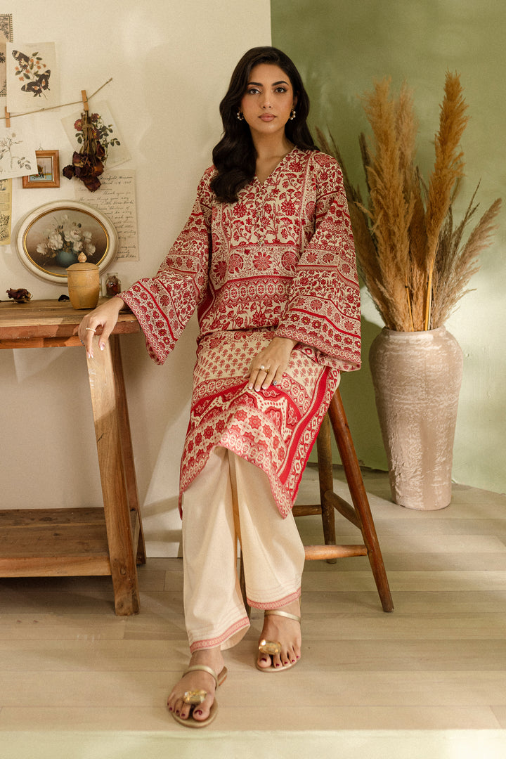 Jen 2Pc - Printed Khaddar Dress - BATIK