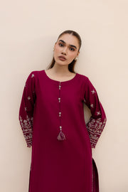 Ela 2Pc - Embroidered Khaddar Dress - BATIK