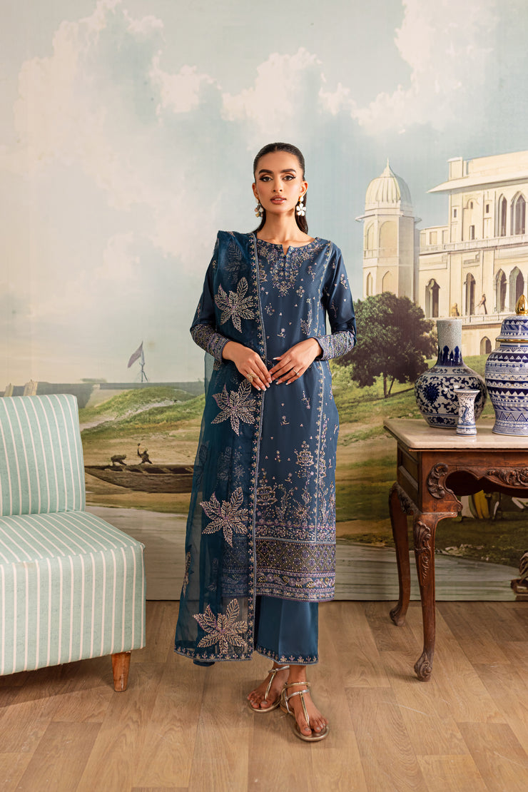 Space 3Pc - Embroidered Lawn Dress - BATIK