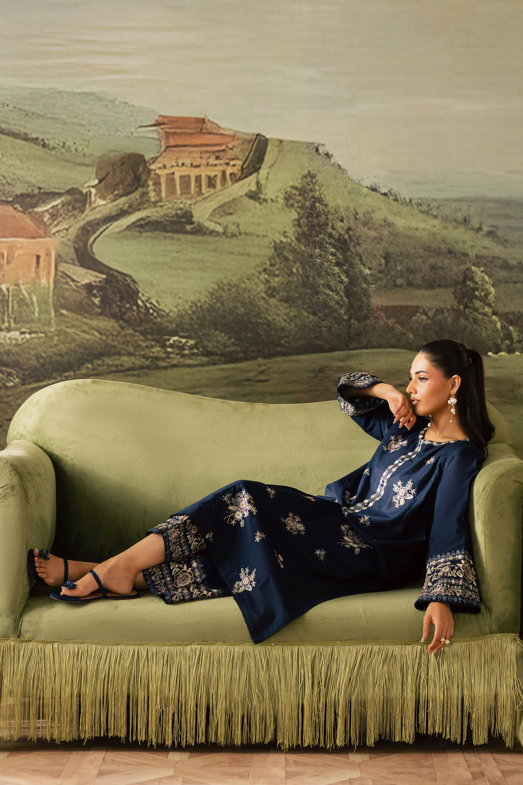 Dazzel Danim 2Pc - Embroidered Lawn Pret