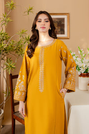 Honey Nut 2Pc - Embroidered Khaddar Dress - BATIK
