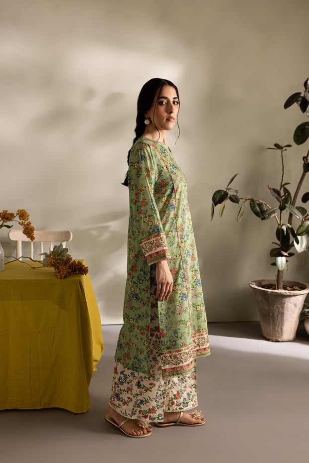 Floral Tale 2Pc - Printed Lawn Dress - BATIK