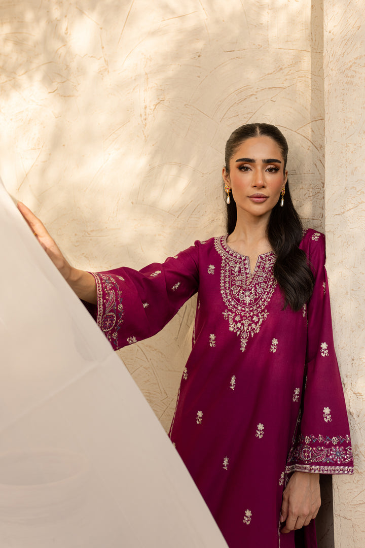 Nerisa 2Pc - Embroidered Khaddar Dress - BATIK