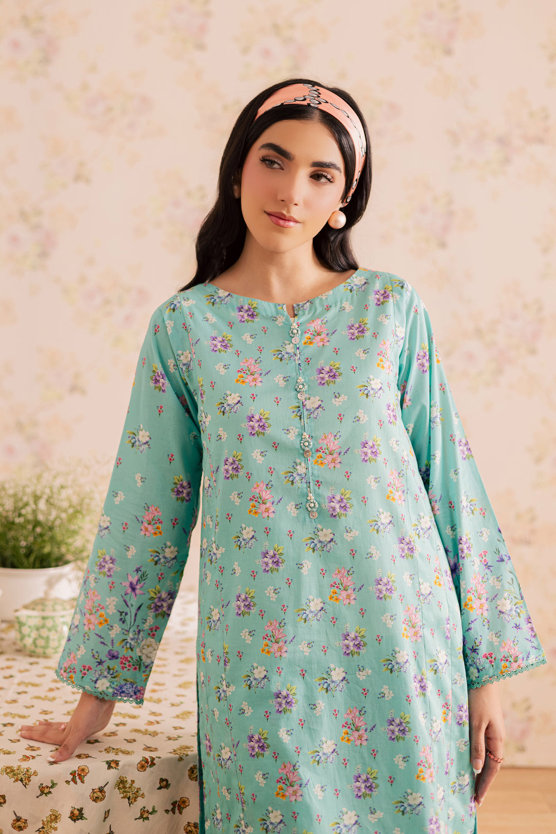 Jenn 2Pc - Printed Lawn Dress