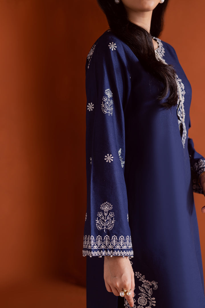 Bloomy 2Pc - Embroidered Khaddar Dress