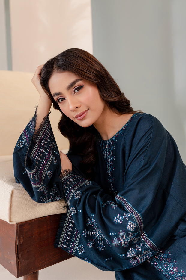 Sooya 2Pc - Embroidered Karandi Dress - BATIK