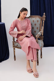 Pink Azalea 2Pc - Embroidered Lawn Dress - BATIK