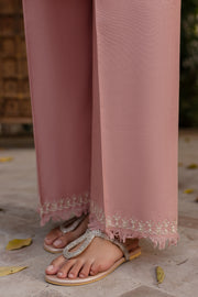 Pink Blush 2Pc - Embroidered Khaddar Dress - BATIK