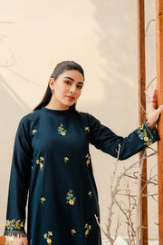 Deosai 2Pc - Embroidered Karandi Dress - BATIK