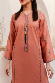 Unit 2Pc - Embroidered Karandi Dress - BATIK