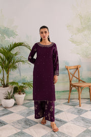 Aroma 2Pc - Embroidered Lawn Dress