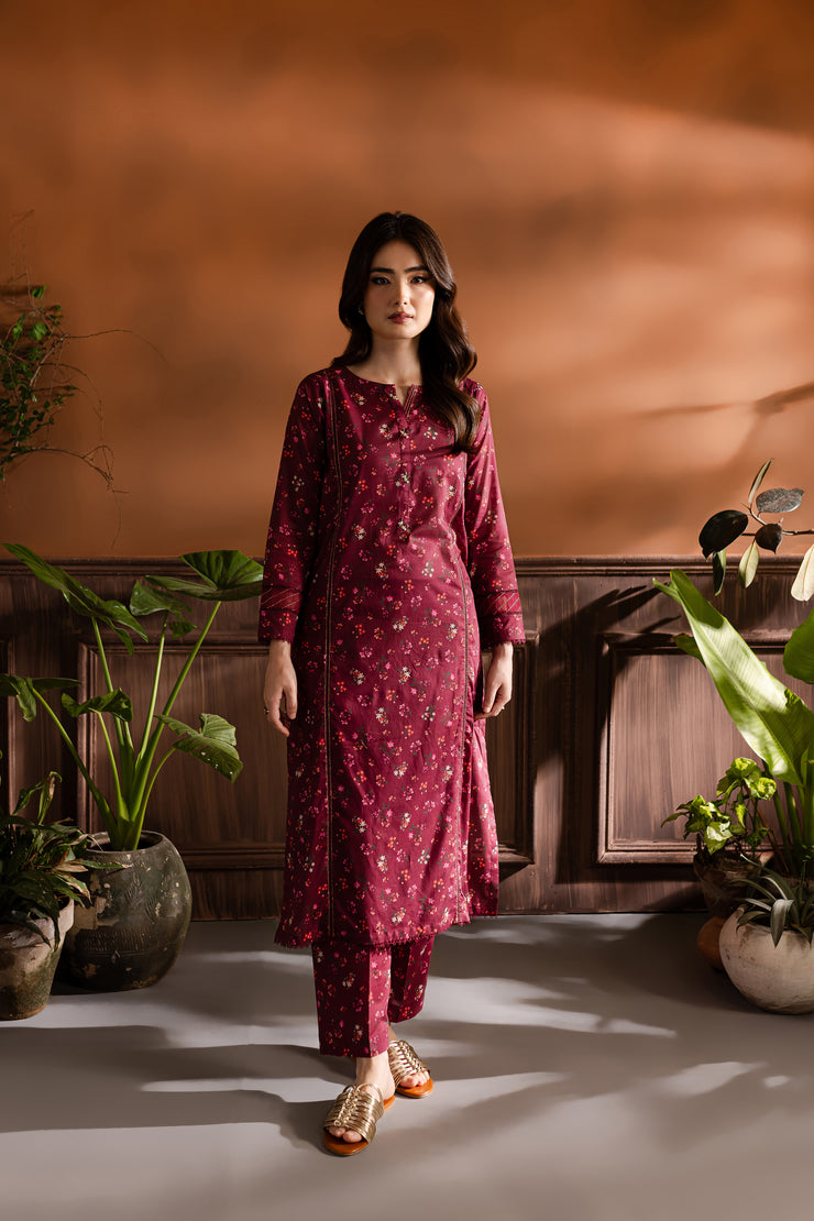 Priscella 2Pc - Printed Lawn Dress - BATIK