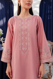 Pink Azalea 2Pc - Embroidered Lawn Dress - BATIK
