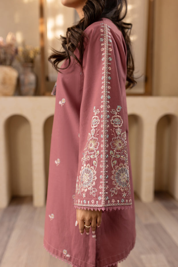 Onion Gold 2Pc - Embroidered Khaddar Dress