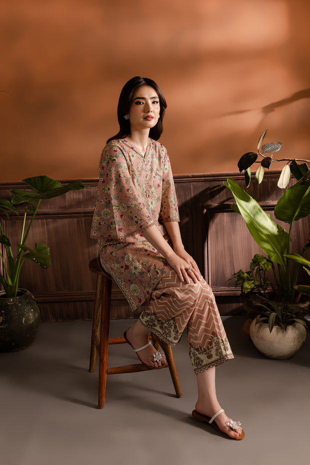 Janice 2Pc - Printed Lawn Dress - BATIK