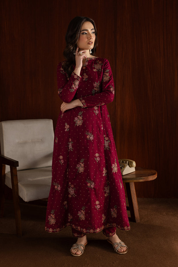 Blaze 2Pc - Embroidered Karandi Dress