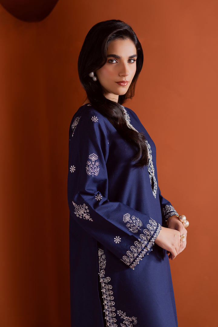 Bloomy 2Pc - Embroidered Khaddar Dress