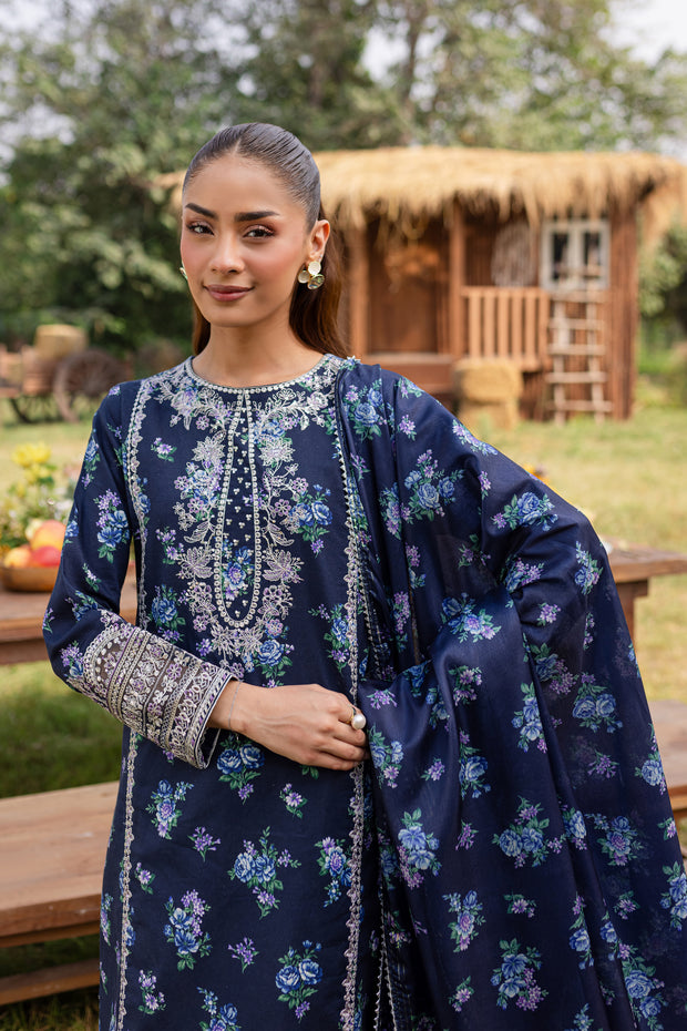 Ehaan 3Pc - Printed Khaddar Dress