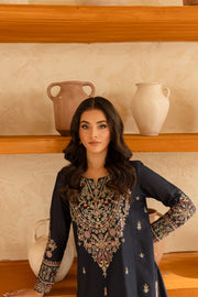 Blue Opal 2Pc- Embroidered Lawn Dress