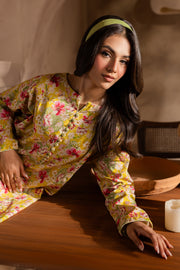 Maize 2Pc - Printed Khaddar Dress