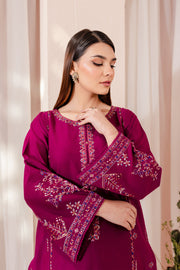 Joy 2Pc - Embroidered Khaddar Dress - BATIK