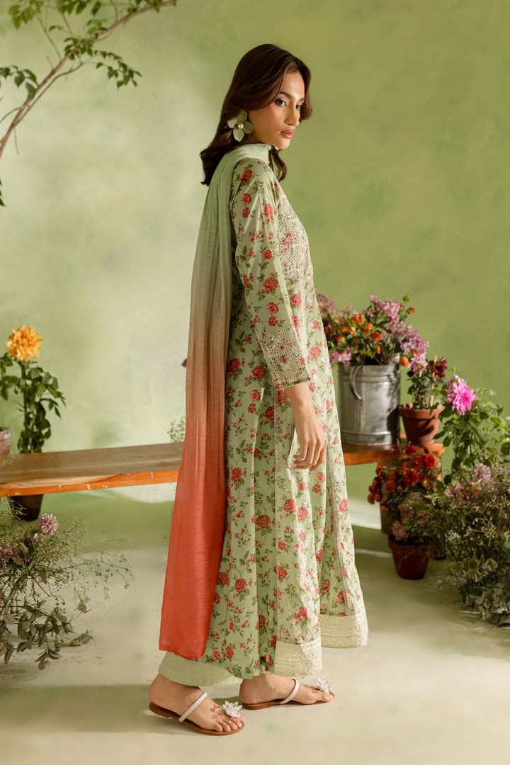 Legacy 3Pc - Printed Lawn Dress