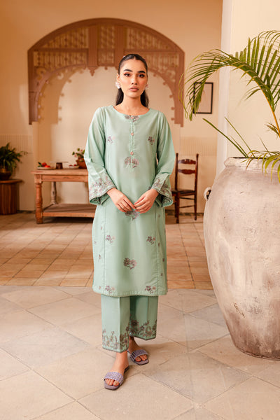 Bianca 2Pc - Embroidered Lawn Dress