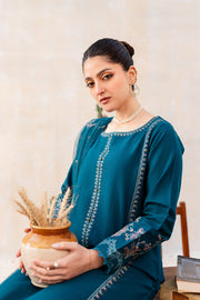 Profile 3Pc - Embroidered Khaddar Dress - BATIK