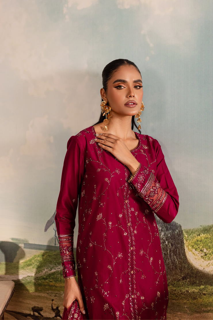 Breya 3Pc - Embroidered Lawn Dress - BATIK