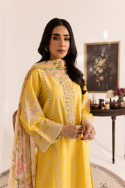 Nain 3Pc - Embroidered Lawn Dress