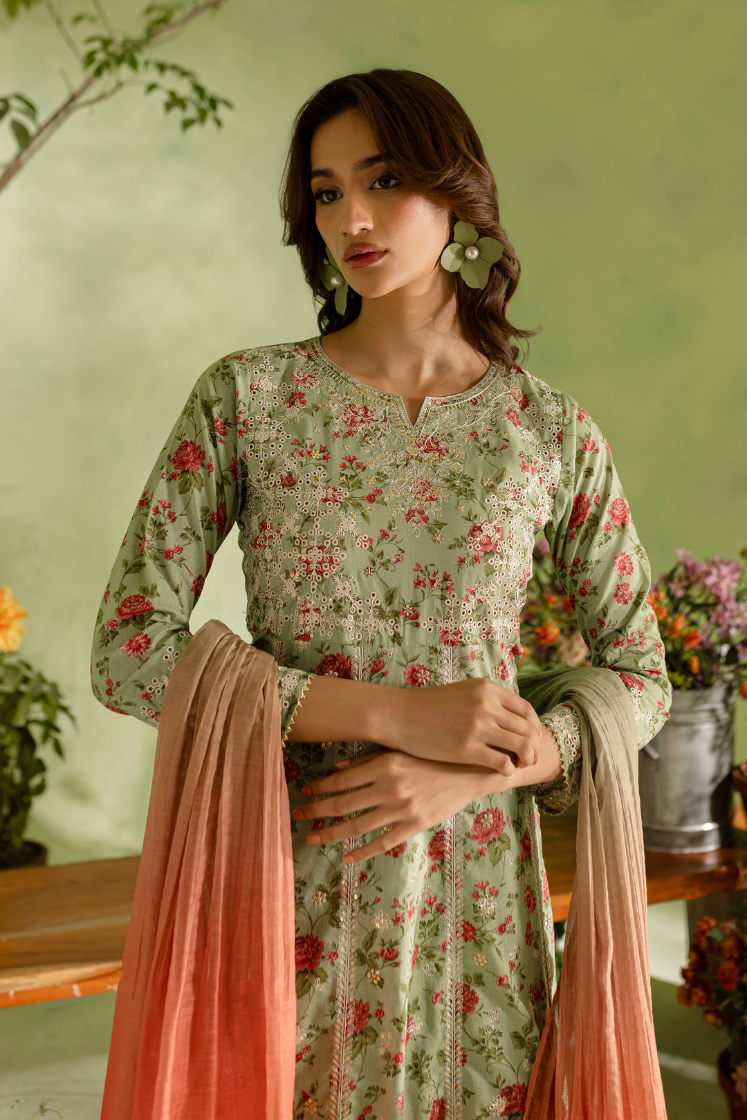 Legacy 3Pc - Printed Lawn Dress