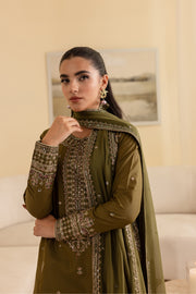 Zemira 3Pc - Embroidered Lawn Dress - BATIK