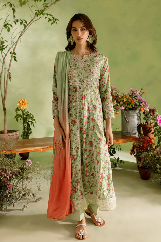 Legacy 3Pc - Printed Lawn Dress