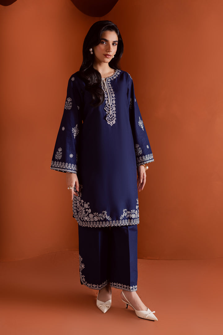 Bloomy 2Pc - Embroidered Khaddar Dress