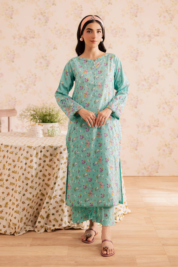 Jenn 2Pc - Printed Lawn Dress