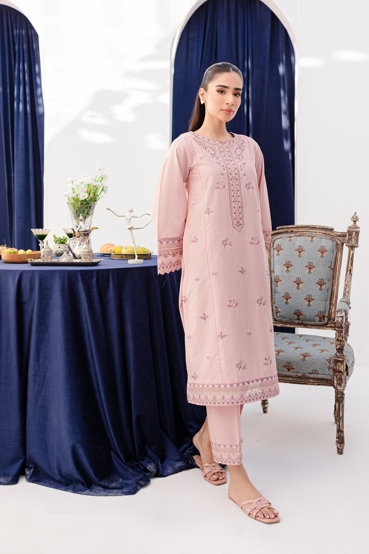 Asher 2Pc - Embroidered Lawn Dress - BATIK