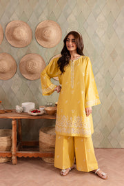 Mango 2Pc - Embroidered Lawn Dress - BATIK