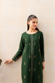 Felta 2Pc - Embroidered Khaddar Dress - BATIK