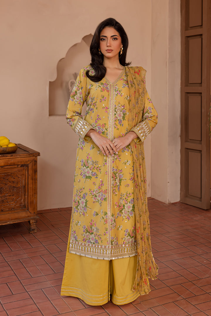 Amal 3Pc - Printed Lawn Dress