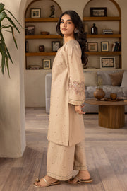 Elia 2Pc - Embroidered Khaddar Dress