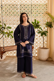 Amal 2Pc - Embroidered Khaddar Dress - BATIK