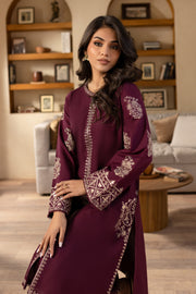 Nutcracker 2Pc - Embroidered Khaddar Dress