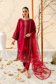 Mae 3Pc - Embroidered Karandi Dress - BATIK