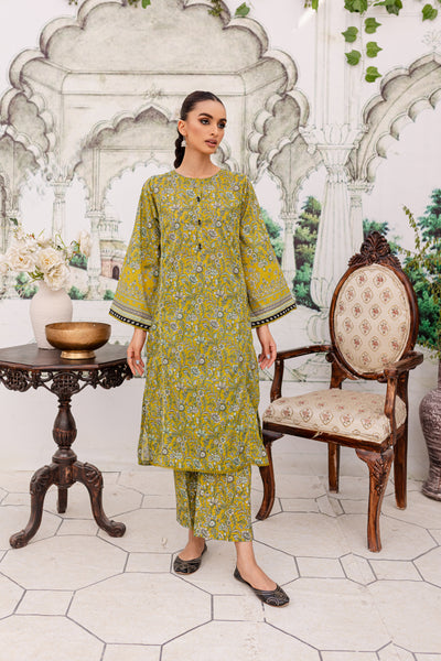Veenah 2Pc - Printed Lawn Dress - BATIK